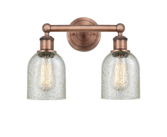Edison Two Light Bath Vanity in Antique Copper (405|6162WACG259)