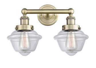 Edison Two Light Bath Vanity in Antique Brass (405|6162WABG532)