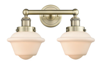 Edison Two Light Bath Vanity in Antique Brass (405|6162WABG531)