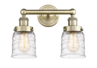Edison Two Light Bath Vanity in Antique Brass (405|6162WABG513)