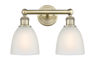 Edison Two Light Bath Vanity in Antique Brass (405|6162WABG381)