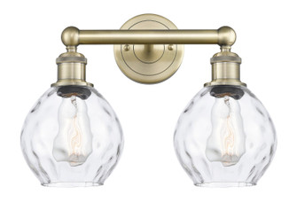 Edison Two Light Bath Vanity in Antique Brass (405|6162WABG362)