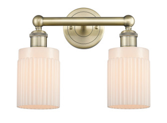 Edison Two Light Bath Vanity in Antique Brass (405|6162WABG341)