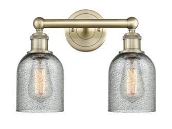 Edison Two Light Bath Vanity in Antique Brass (405|6162WABG257)