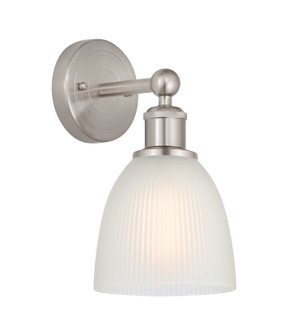 Edison One Light Wall Sconce in Brushed Satin Nickel (405|6161WSNG381)