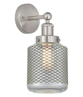 Edison One Light Wall Sconce in Brushed Satin Nickel (405|6161WSNG262)