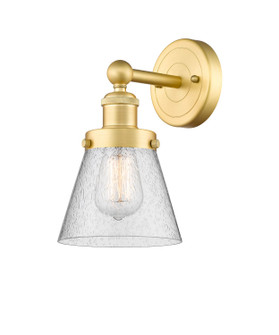 Edison One Light Wall Sconce in Satin Gold (405|6161WSGG64) Edison One Light Wall Sconce in Satin Gold (405|6161WSGG64)