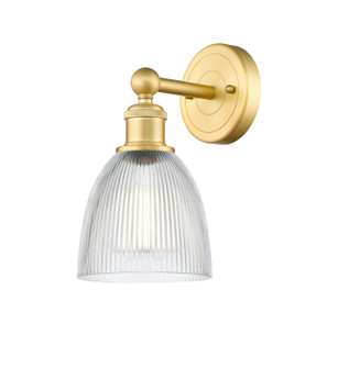 Edison One Light Wall Sconce in Satin Gold (405|6161WSGG382)