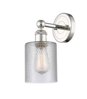 Edison One Light Wall Sconce in Polished Nickel (405|6161WPNG112)