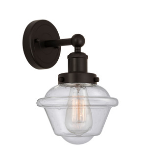Edison One Light Wall Sconce in Oil Rubbed Bronze (405|6161WOBG534)