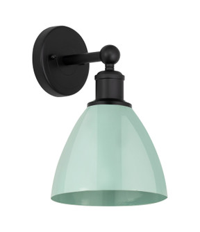 Edison One Light Wall Sconce in Matte Black (405|6161WBKMBD75SF)