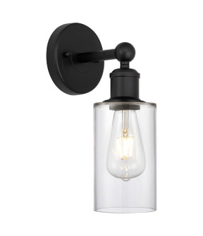 Edison One Light Wall Sconce in Matte Black (405|6161WBKG802)