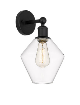 Edison One Light Wall Sconce in Matte Black (405|6161WBKG6528)