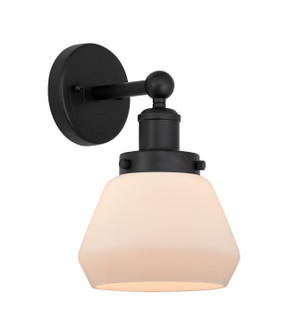 Edison One Light Wall Sconce in Matte Black (405|6161WBKG171)