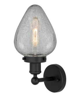 Edison One Light Wall Sconce in Matte Black (405|6161WBKG165)