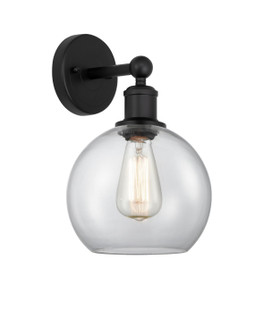 Edison One Light Wall Sconce in Matte Black (405|6161WBKG1228)