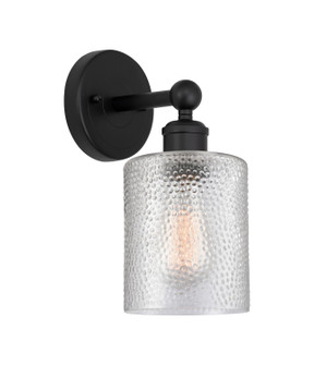Edison One Light Wall Sconce in Matte Black (405|6161WBKG112)