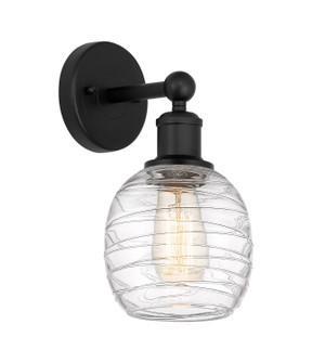 Edison One Light Wall Sconce in Matte Black (405|6161WBKG1013)