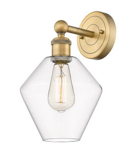 Downtown Urban One Light Wall Sconce in Brushed Brass (405|6161WBBG6528)