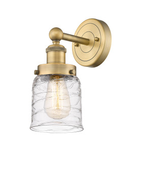 Edison One Light Wall Sconce in Brushed Brass (405|6161WBBG513)