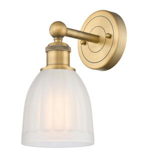 Edison One Light Wall Sconce in Brushed Brass (405|6161WBBG441)