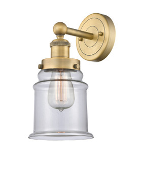 Edison One Light Wall Sconce in Brushed Brass (405|6161WBBG182)