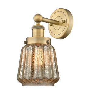 Edison One Light Wall Sconce in Brushed Brass (405|6161WBBG146)