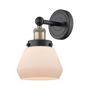 Edison One Light Wall Sconce in Black Antique Brass (405|6161WBABG171)