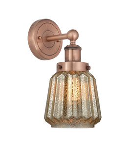 Edison One Light Wall Sconce in Antique Copper (405|6161WACG146)