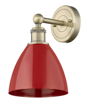 Edison One Light Wall Sconce in Antique Brass (405|6161WABMBD75RD)