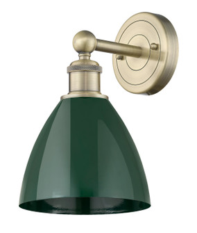 Edison One Light Wall Sconce in Antique Brass (405|6161WABMBD75GR)