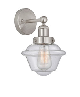 Edison One Light Wall Sconce in Antique Brass (405|6161WABG531)