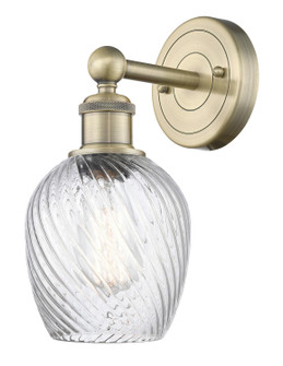 Edison One Light Wall Sconce in Antique Brass (405|6161WABG292)