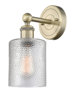 Edison One Light Wall Sconce in Antique Brass (405|6161WABG112)