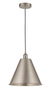 Edison One Light Mini Pendant in Brushed Satin Nickel (405|6161PSNMBC12SN)