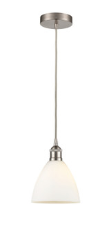 Edison LED Mini Pendant in Brushed Satin Nickel (405|6161PSNGBD751LED)