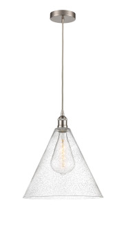 Edison LED Pendant in Brushed Satin Nickel (405|6161PSNGBC164LED)