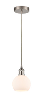 Edison LED Mini Pendant in Brushed Satin Nickel (405|6161PSNG1216LED)