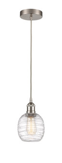 Edison One Light Mini Pendant in Brushed Satin Nickel (405|6161PSNG1013)