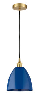 Edison One Light Mini Pendant in Satin Gold (405|6161PSGMBD9BL)