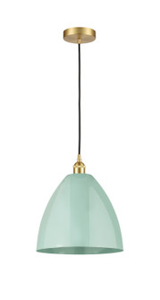Edison One Light Mini Pendant in Satin Gold (405|6161PSGMBD12SF)