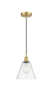 Downtown Urban One Light Pendant in Satin Gold (405|6161PSGGBC82)