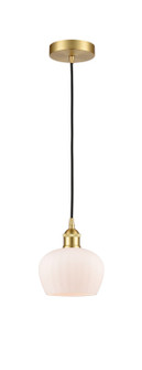 Edison One Light Mini Pendant in Satin Gold (405|6161PSGG91)