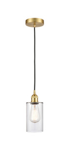 Edison One Light Mini Pendant in Satin Gold (405|6161PSGG802)