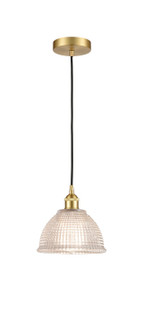 Edison One Light Mini Pendant in Satin Gold (405|6161PSGG422)
