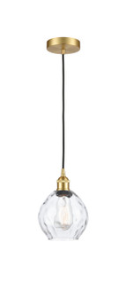 Edison One Light Mini Pendant in Satin Gold (405|6161PSGG362)