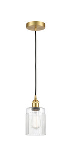 Edison One Light Mini Pendant in Satin Gold (405|6161PSGG342)