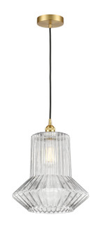 Edison LED Pendant in Satin Gold (405|6161PSGG212)