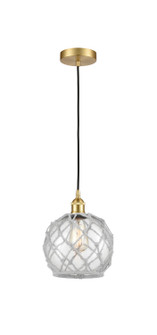 Edison One Light Mini Pendant in Satin Gold (405|6161PSGG1228RW)