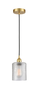 Edison One Light Mini Pendant in Satin Gold (405|6161PSGG112)